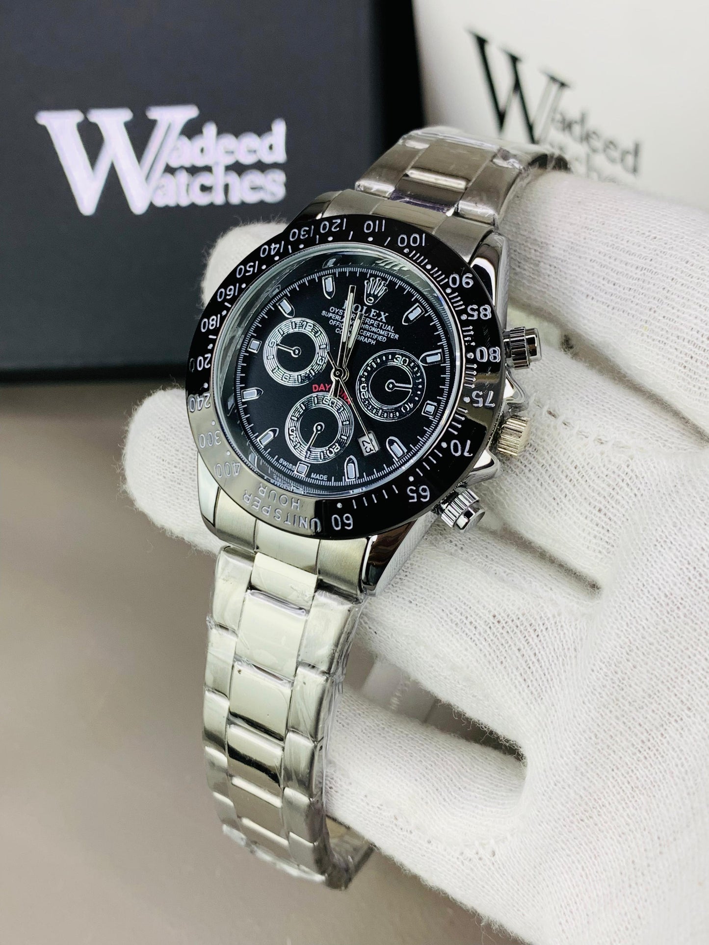 Classic Panda Style Silver Black