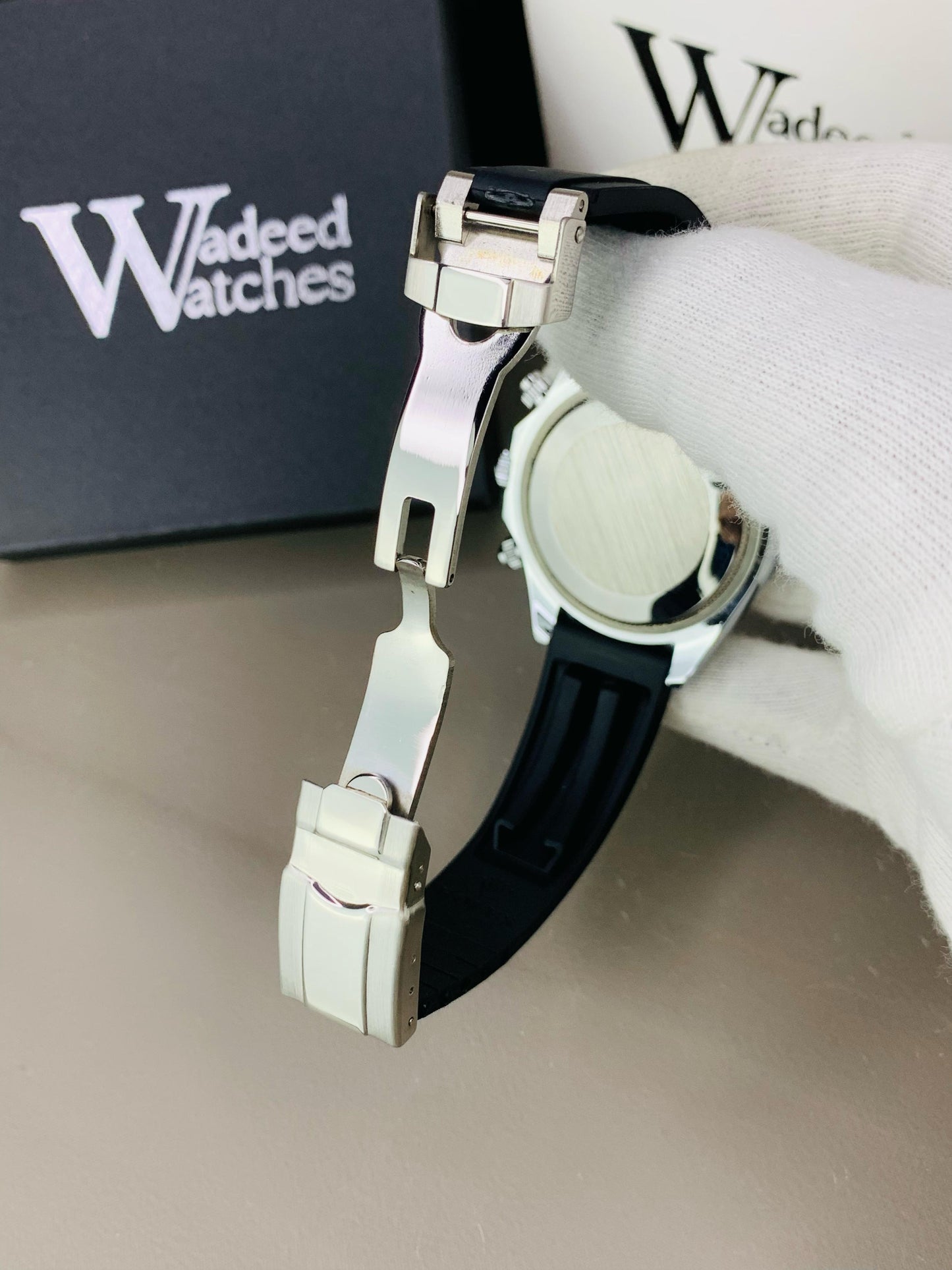 Daytona Strap Silver Black