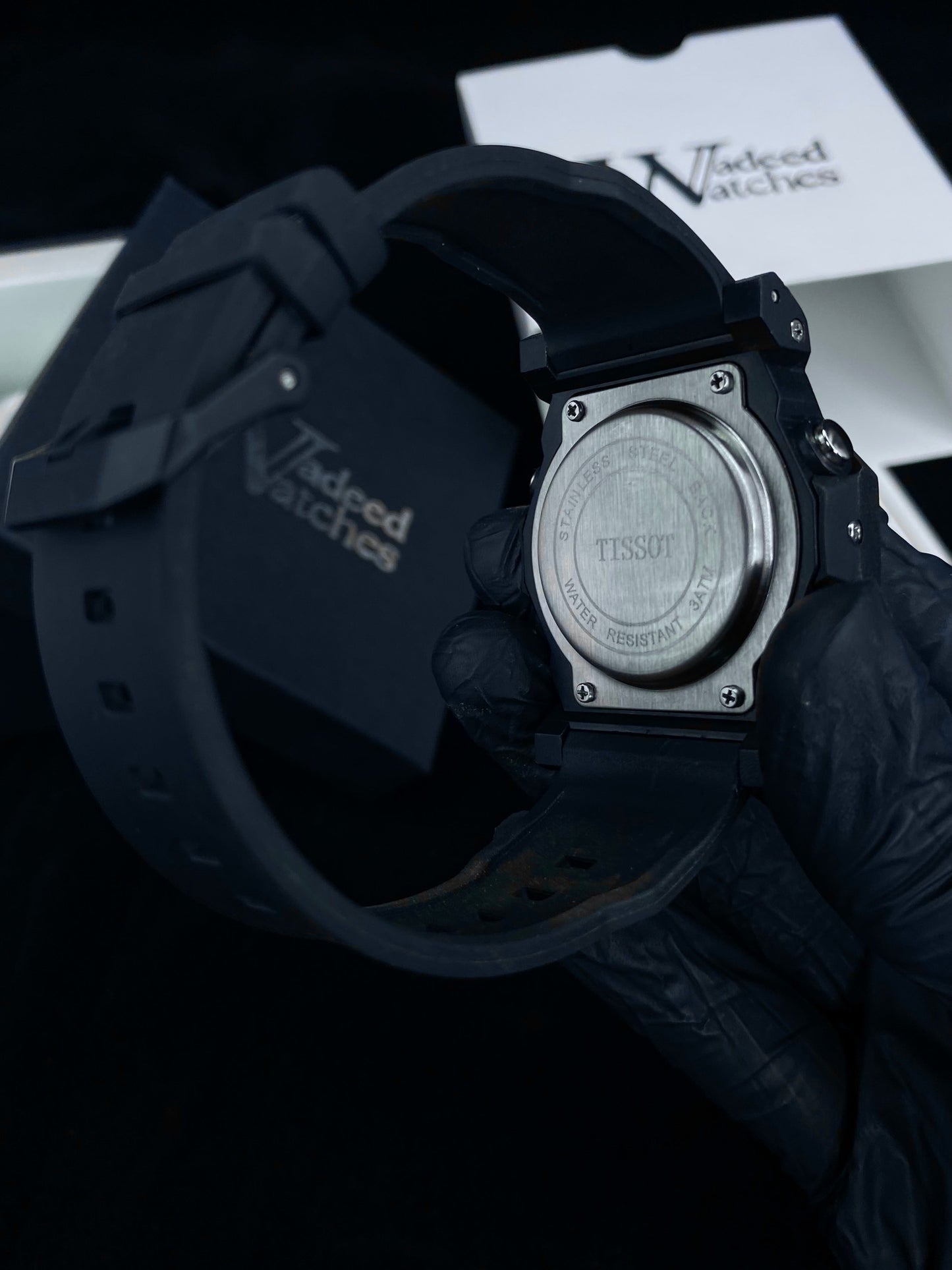 Digital And Analog Black Watch