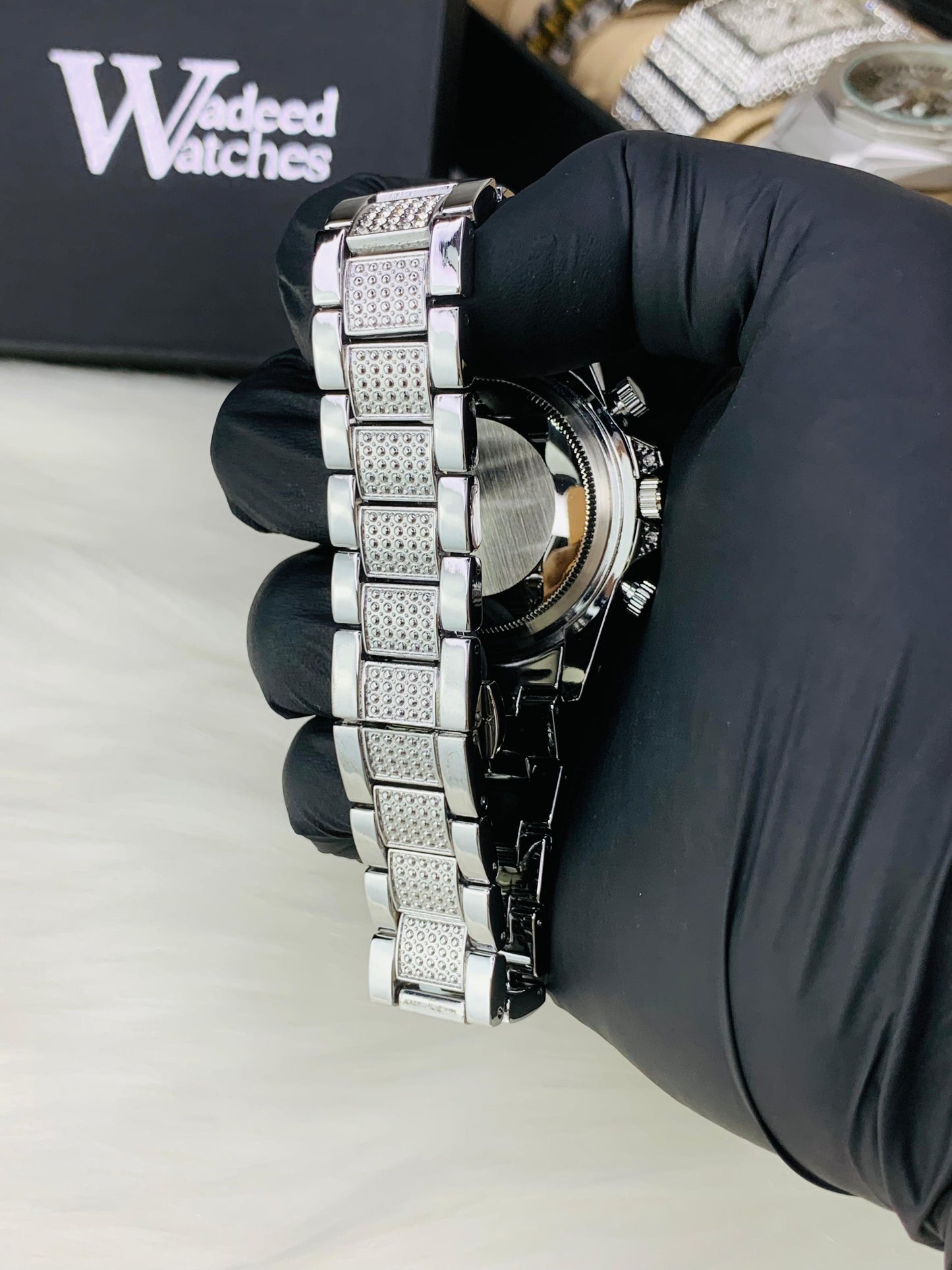 Tiger Stone Embossed Dial (Silver)