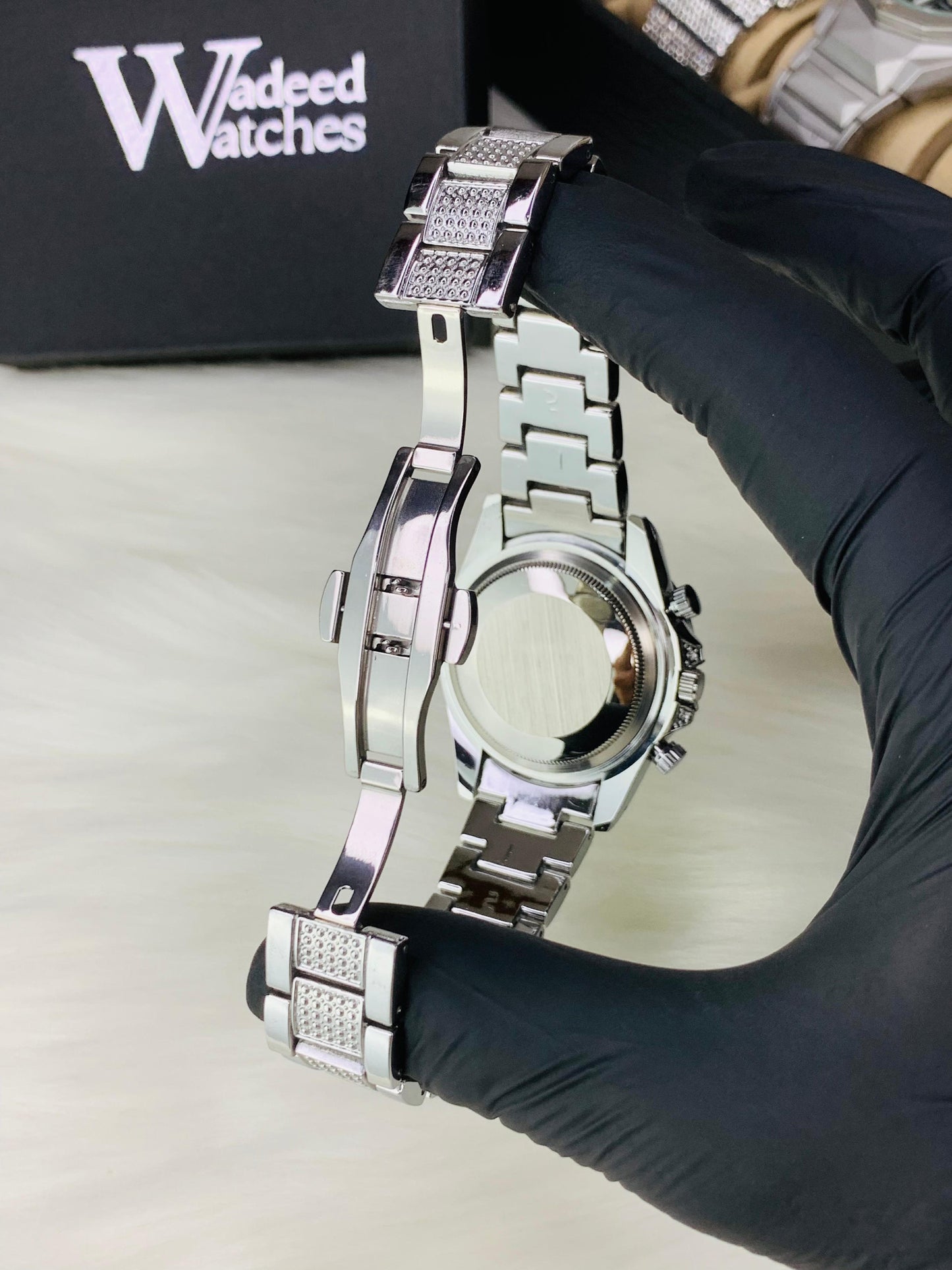 Tiger Stone Embossed Dial (Silver)