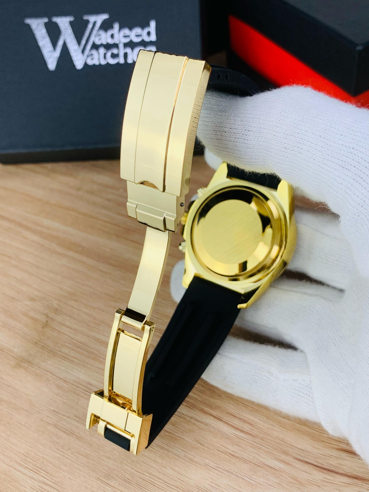 Stone Studded Strap Model (Black Dial)