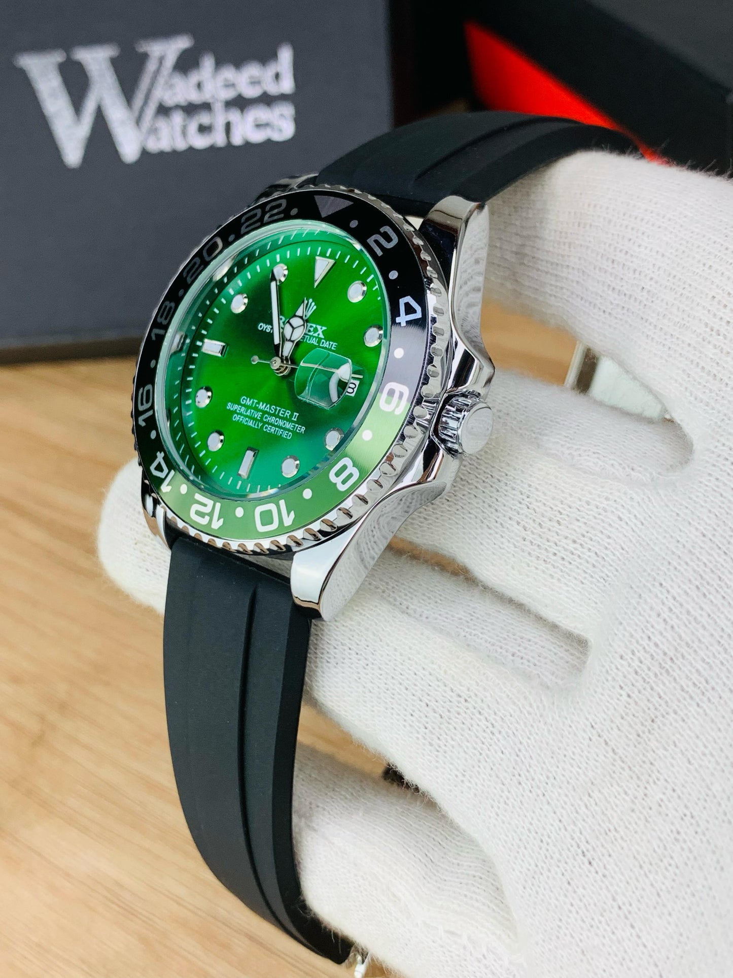 GMT Strap With Date (Black Hulk)