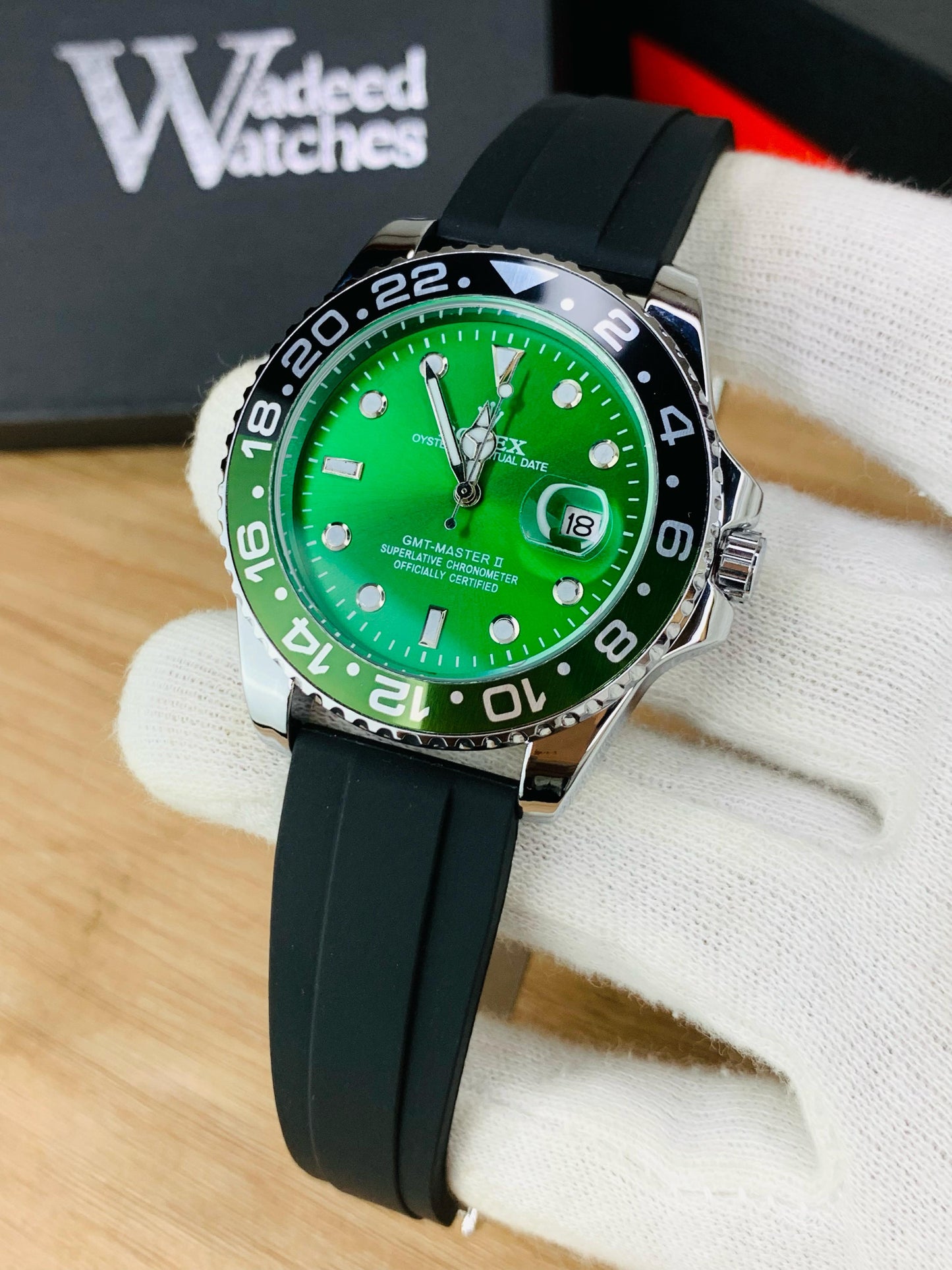 GMT Strap With Date (Black Hulk)