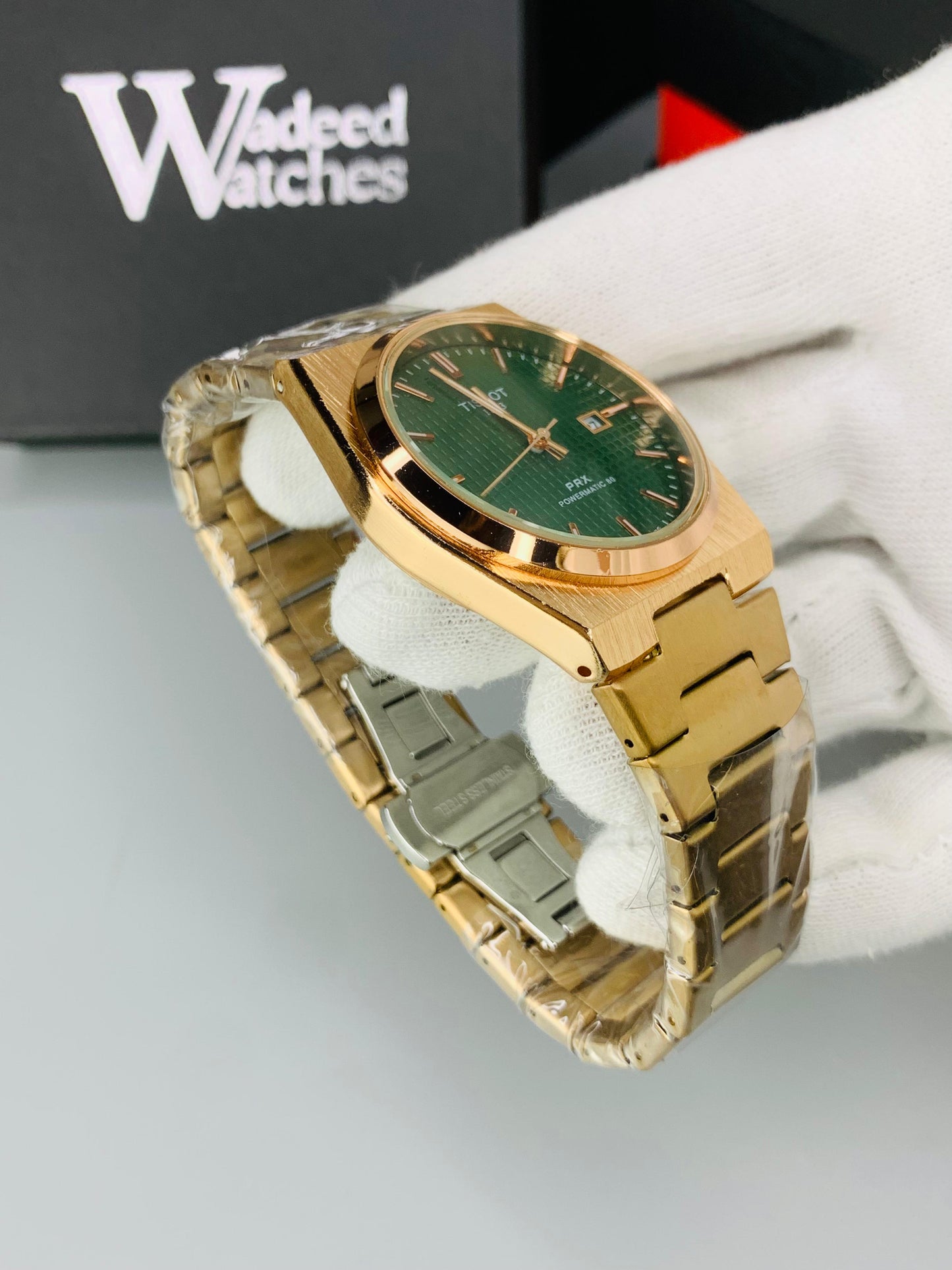 PRX MODEL | Date Adjustment (Rose Gold Green)