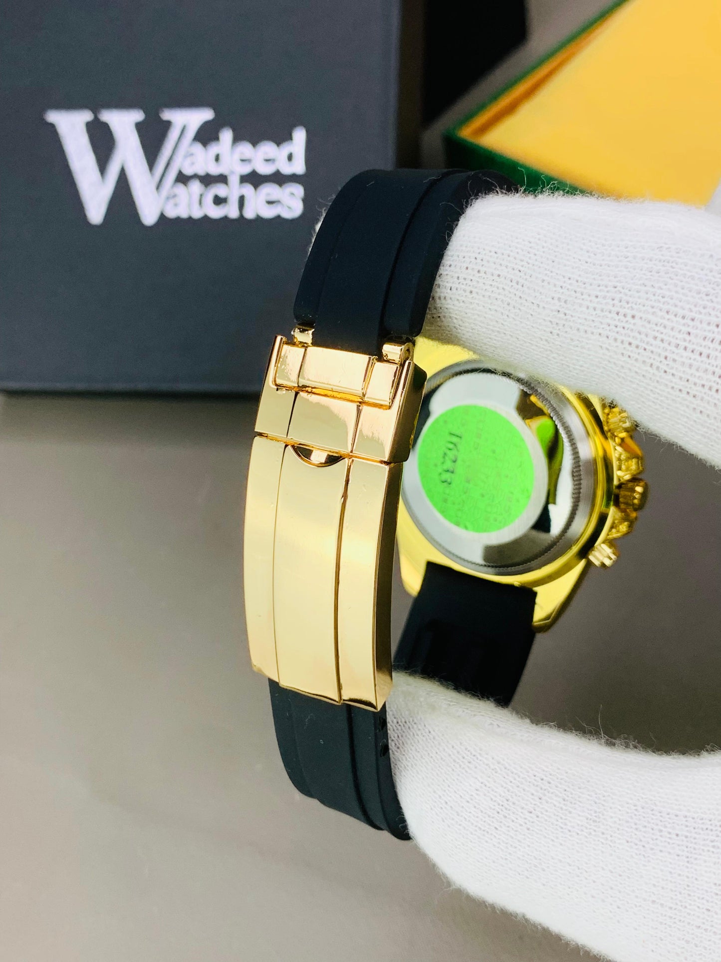 Rainbow Studded Dial | Date Adjustment (Gold)