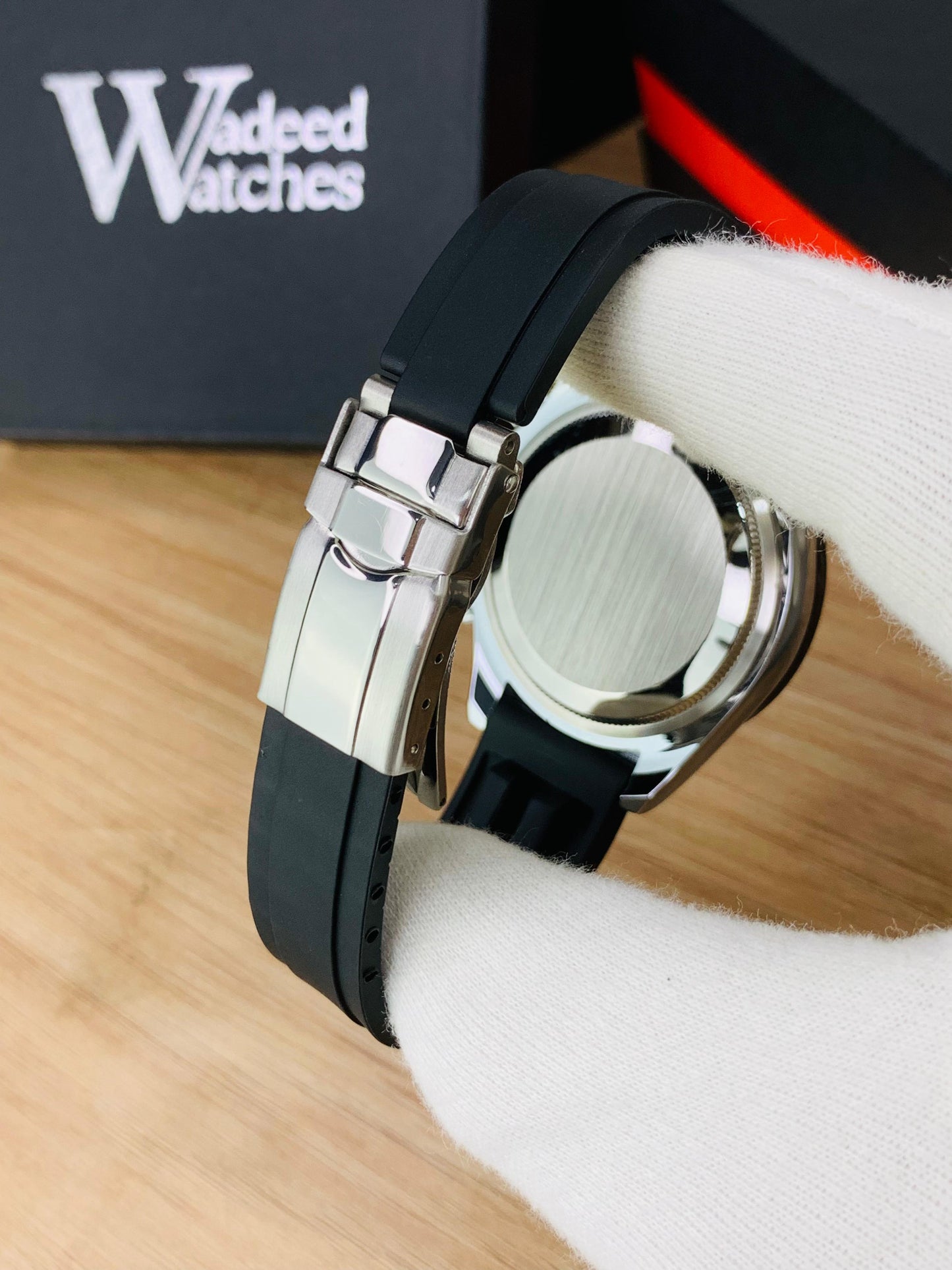 Business Watch For Men (Silver Black)