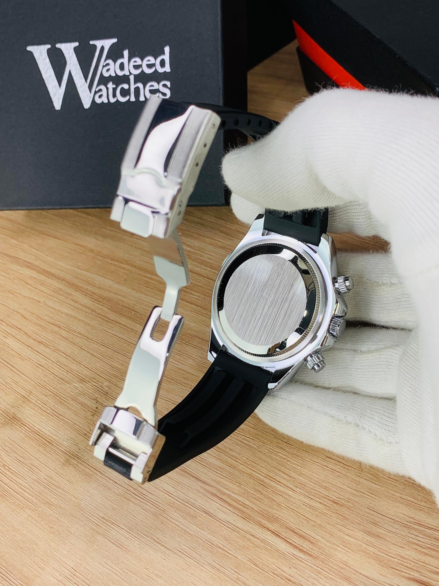 Business Watch For Men (Silver Black)