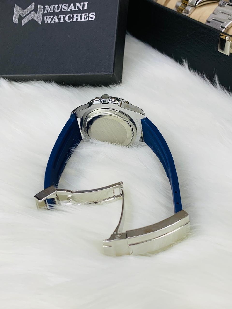 Ocean Blue Watch With Date