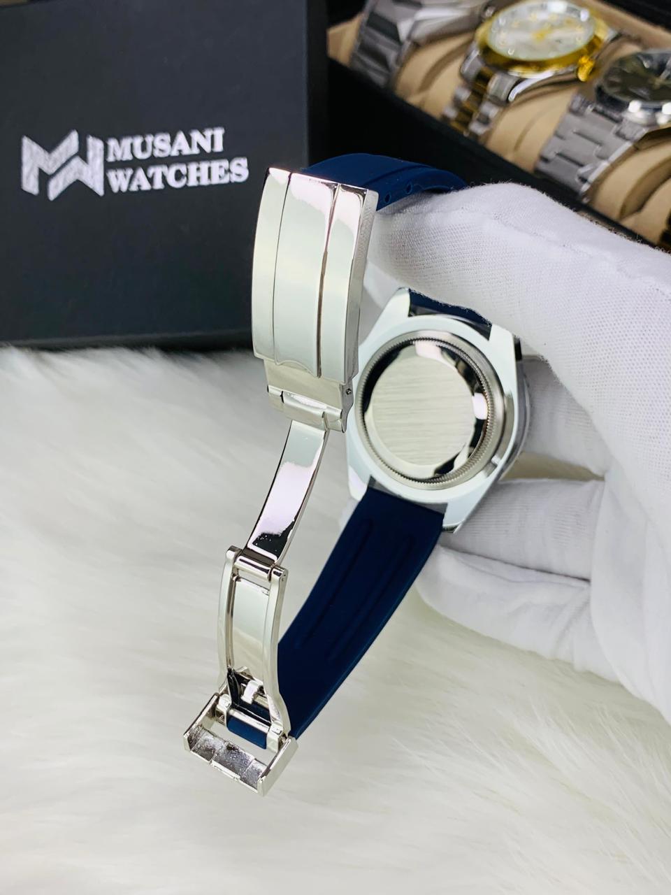 Ocean Blue Watch With Date