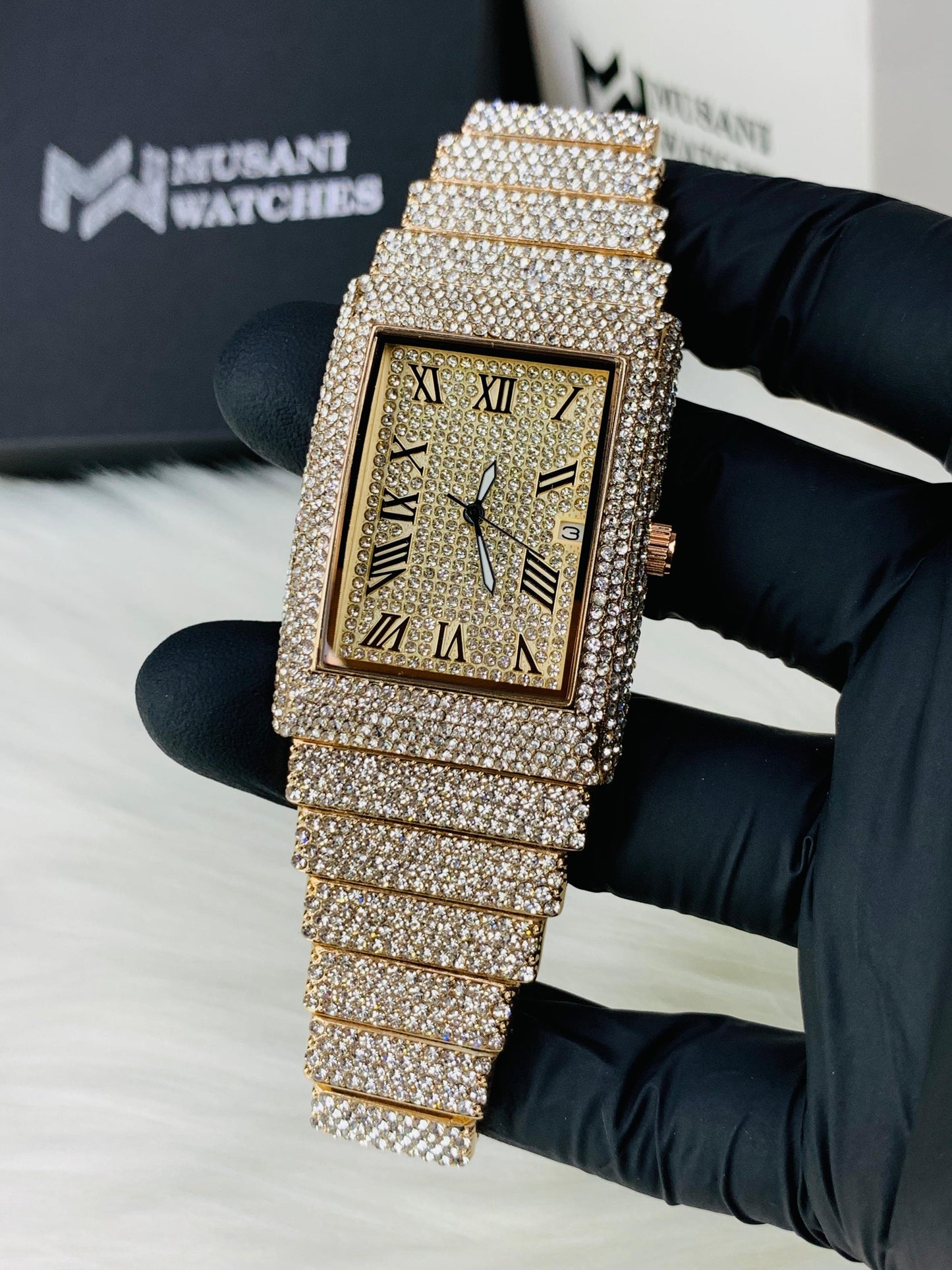 Jacob And Co Stone Watch With Date