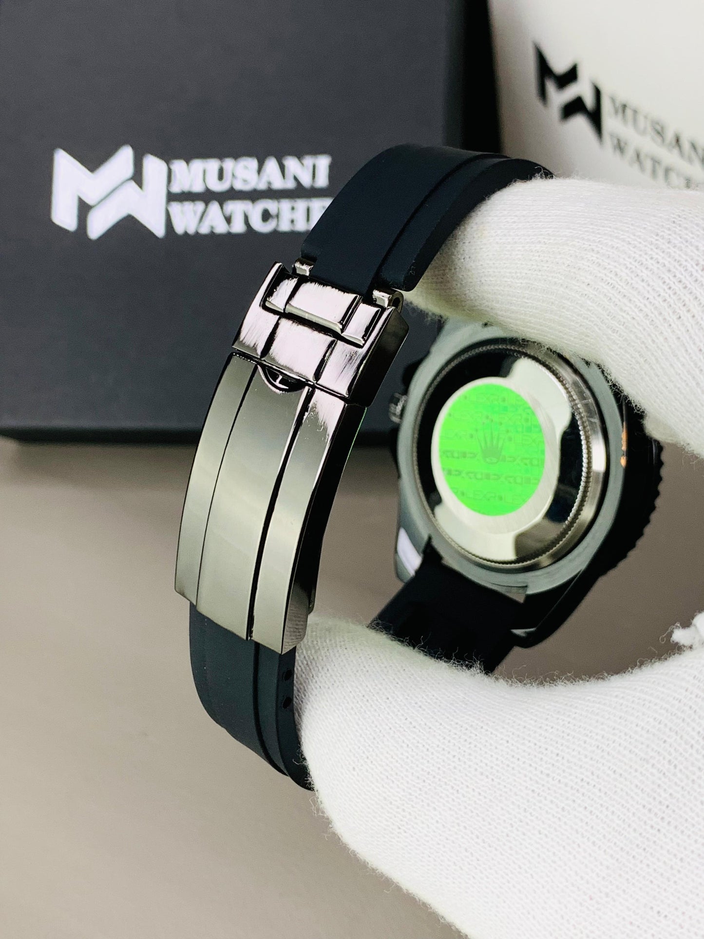 Full Black Signature Watch For Men