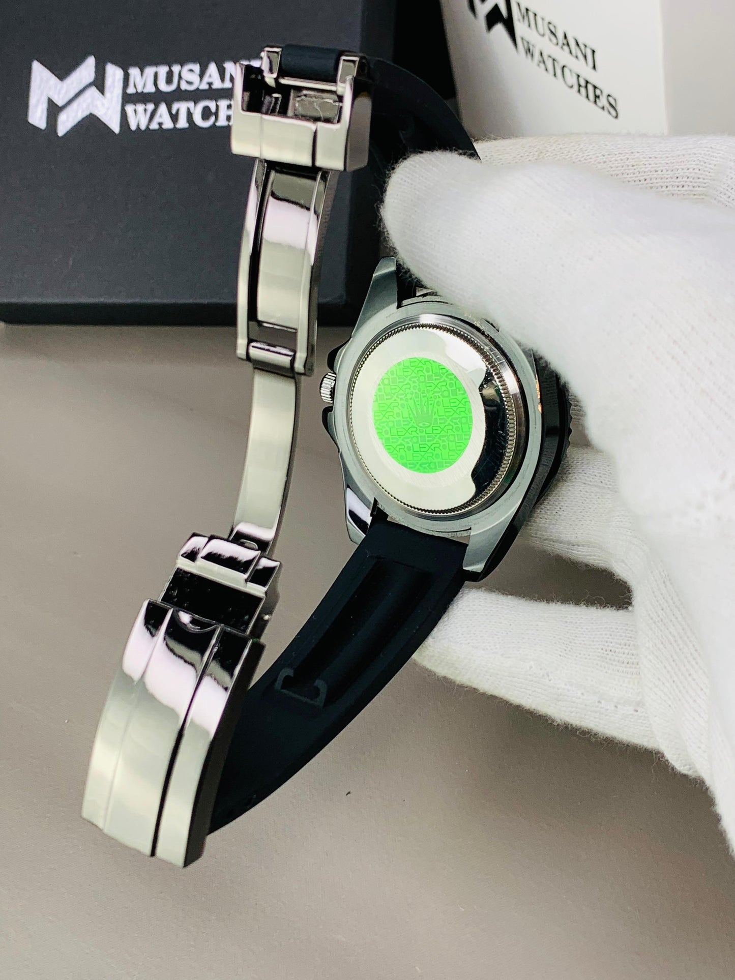 Full Black Signature Watch For Men