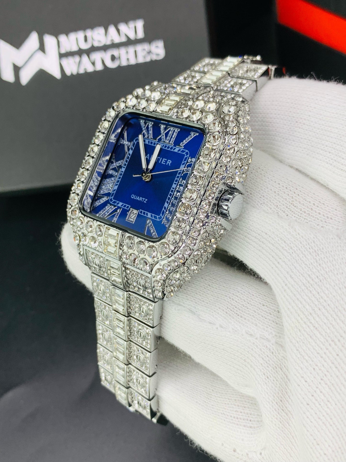 CRTR Ice Model With Date Silver Blue