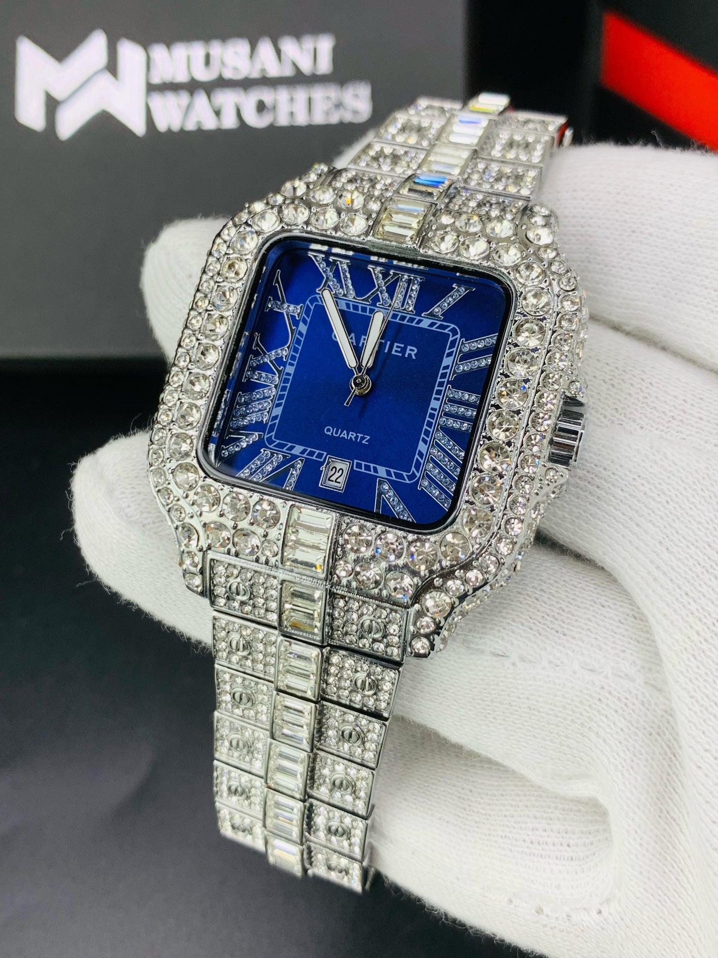 CRTR Ice Model With Date Silver Blue