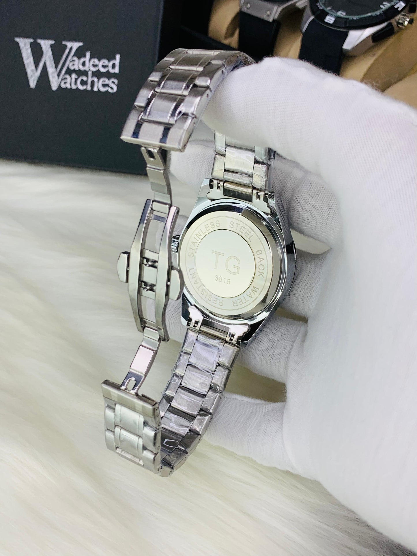 Classy Business Watch | Date Working (Full Silver)
