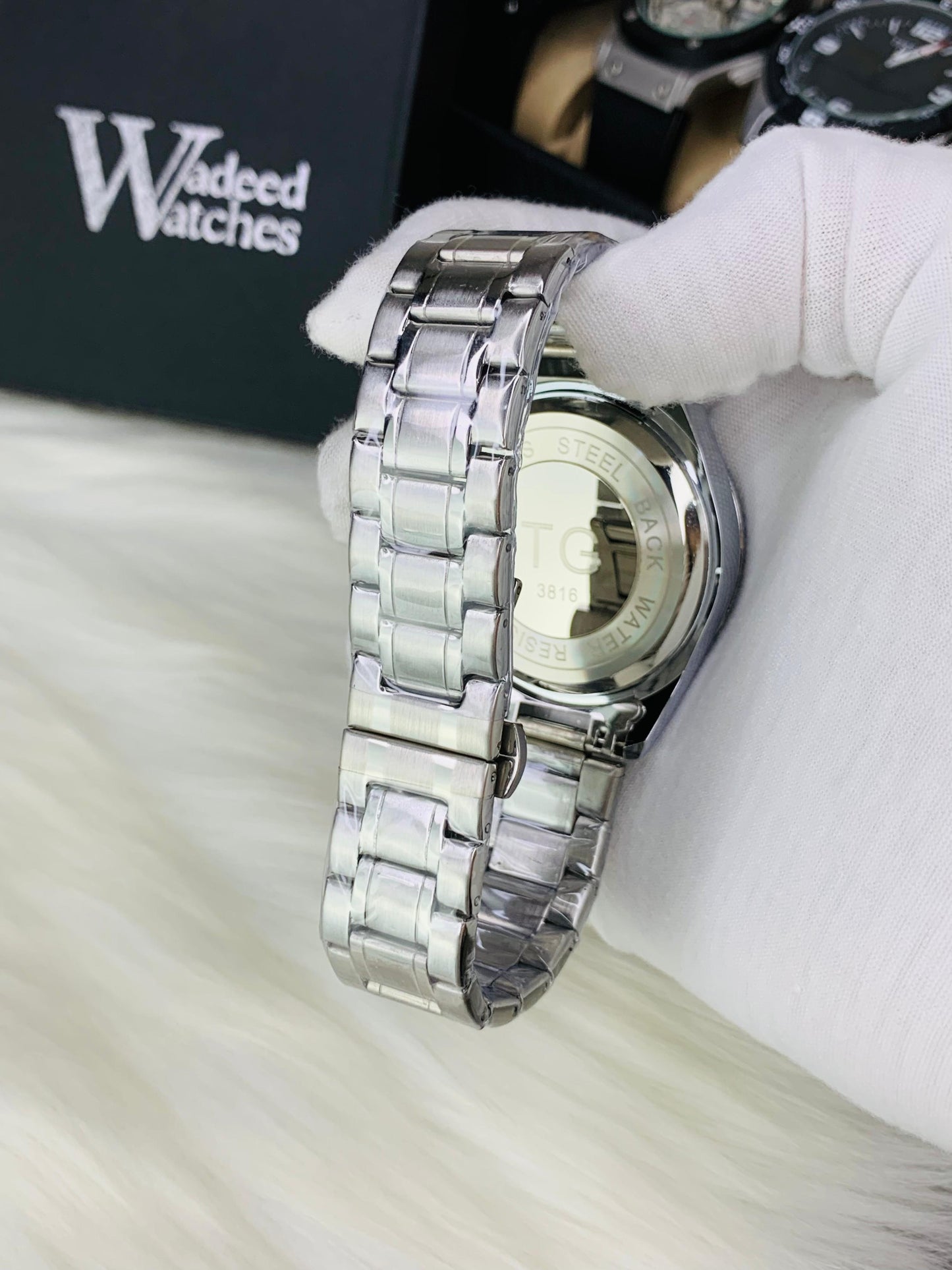 Classy Business Watch | Date Working (Full Silver)