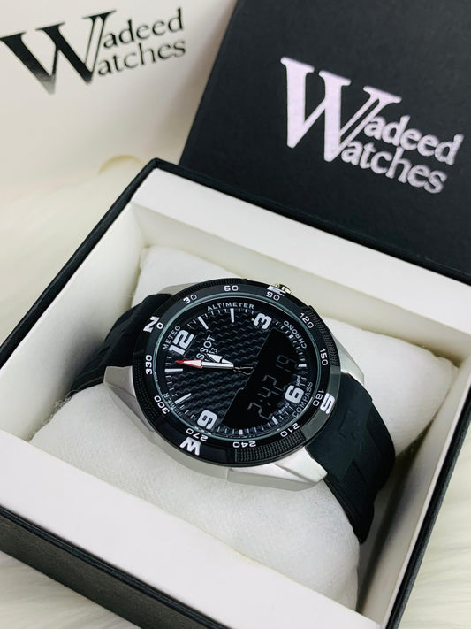 Latest Tisso Model | Digital+Analog (Silver Black)