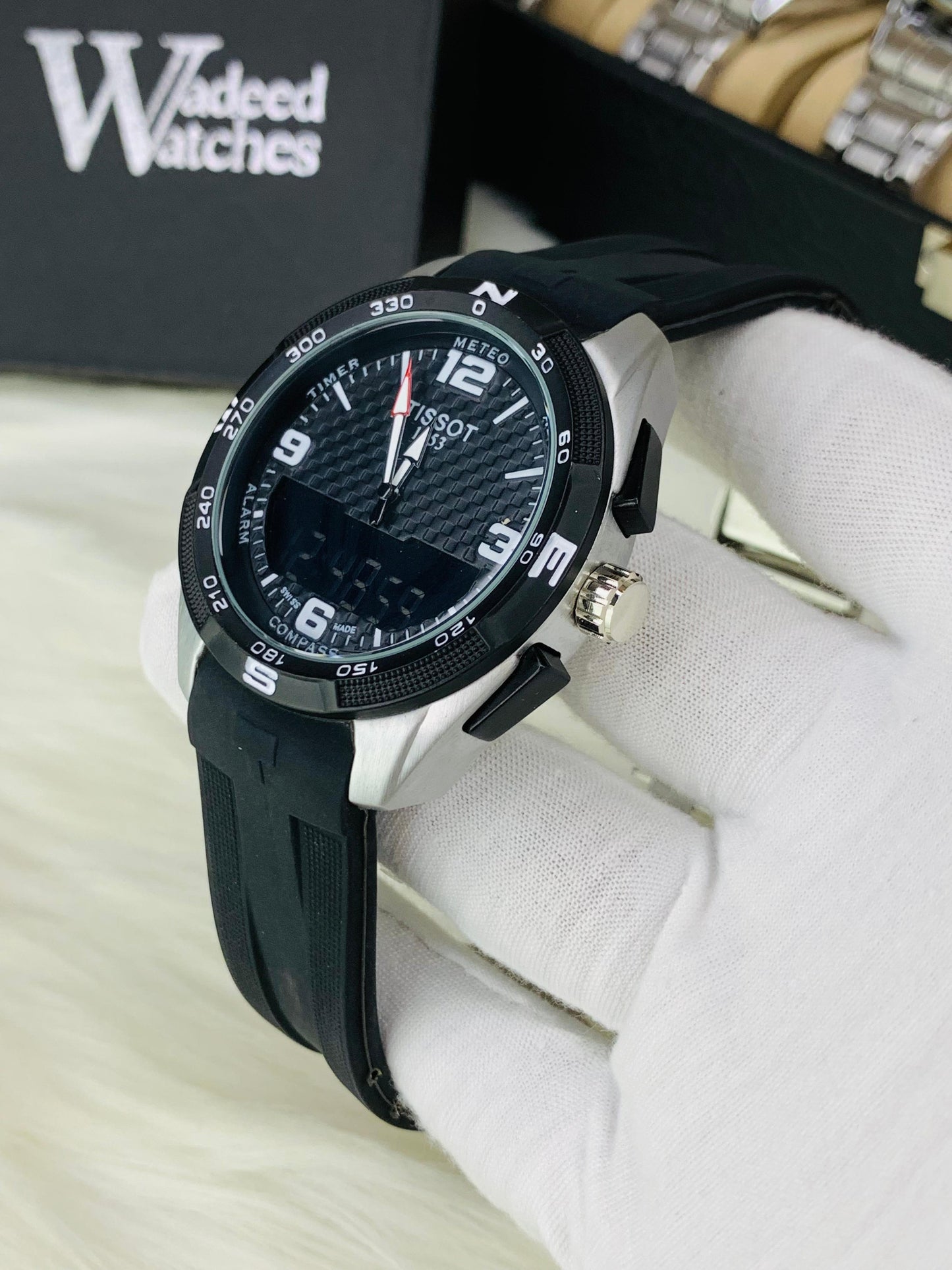 Latest Tisso Model | Digital+Analog (Silver Black)