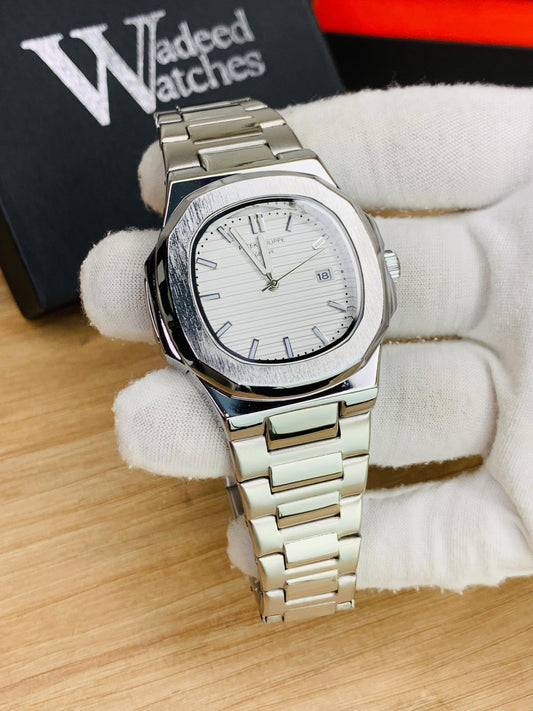 Nautilius Model | Date Working | Master Lock (White)