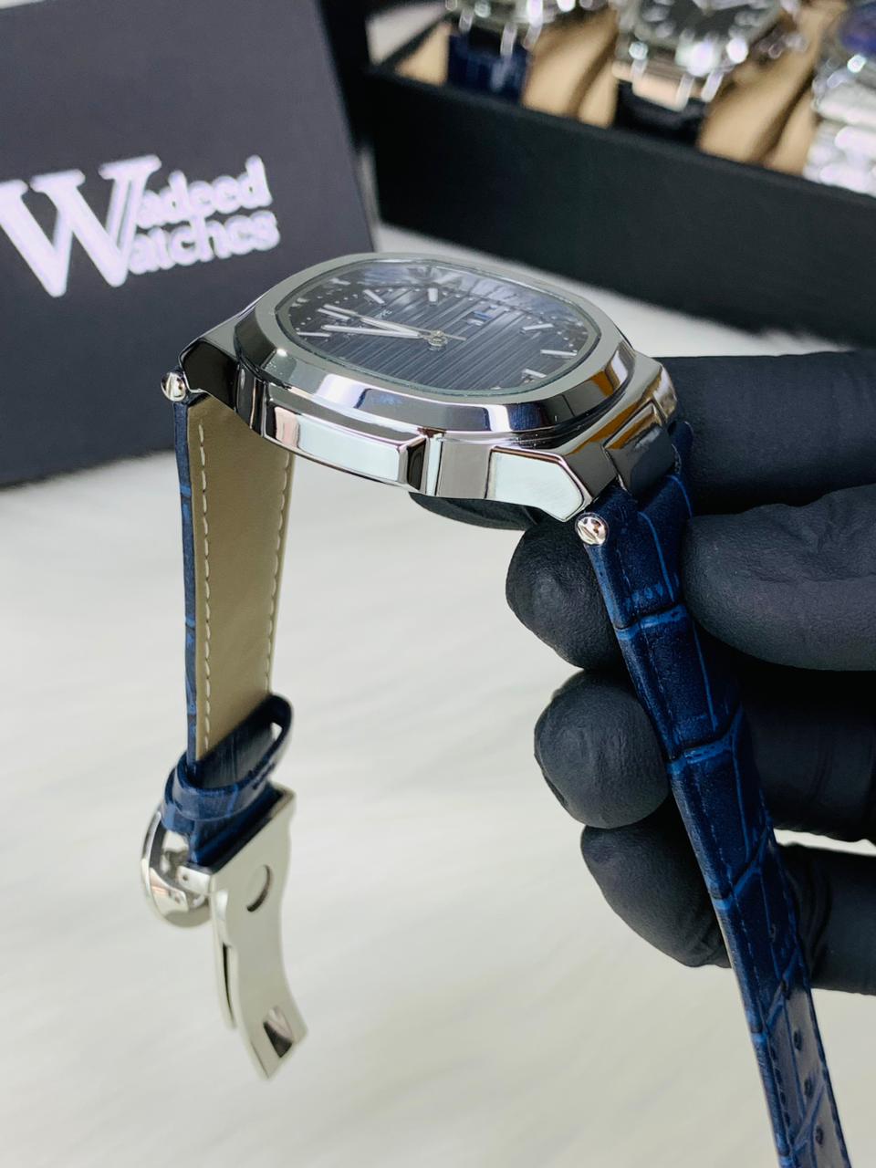 PP Leather Strap (Blue)