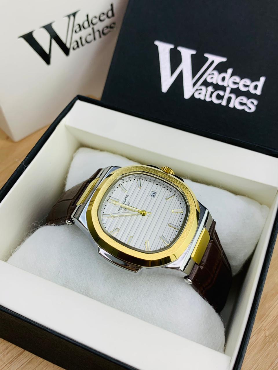 PP Leather Strap (Two Tone White)