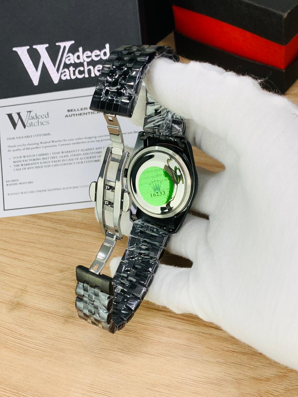 Luxurious Vantablack Watch | Jubilee Chain | Master Lock