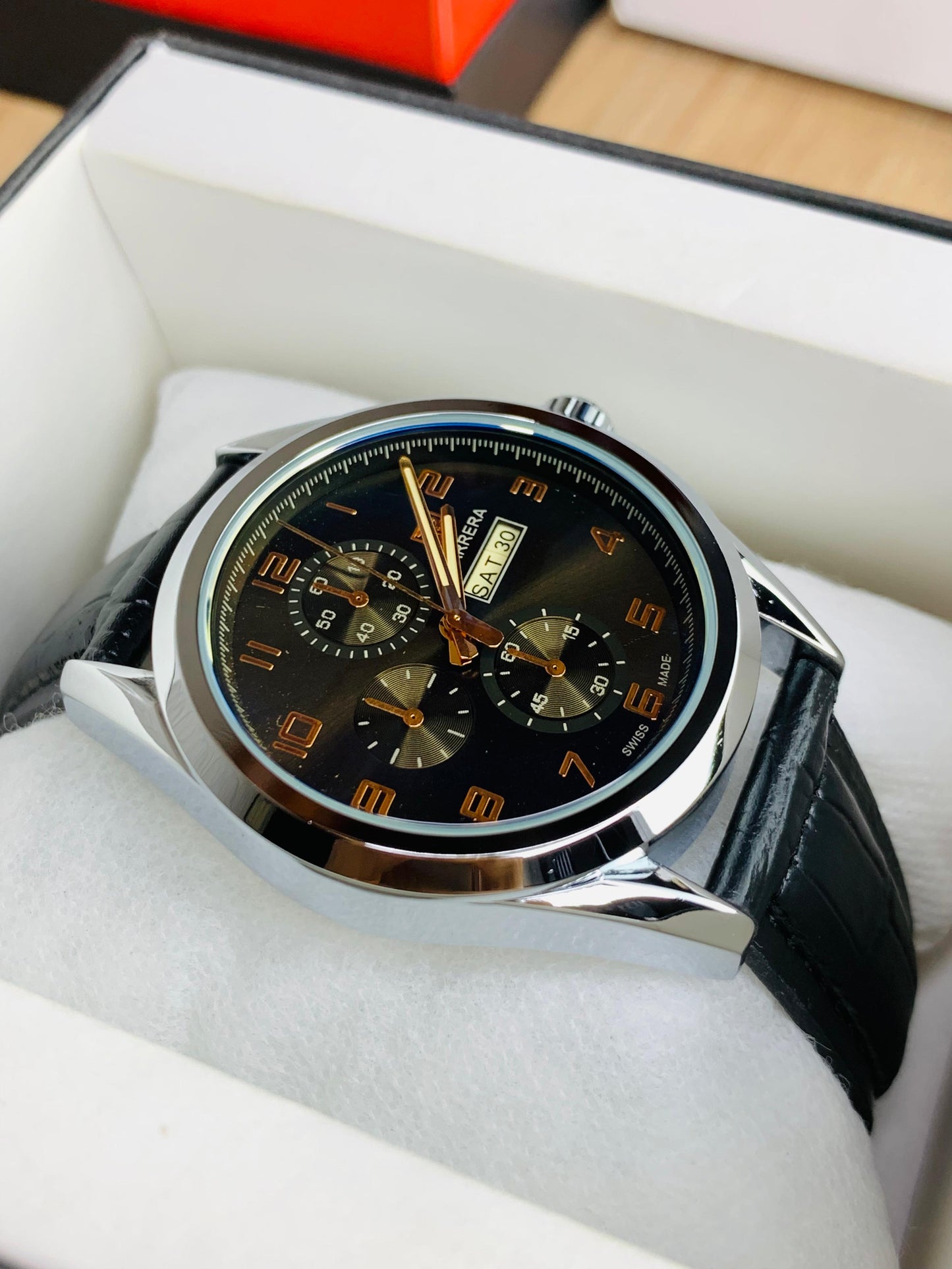 TG Carrera Model With Date (Black)