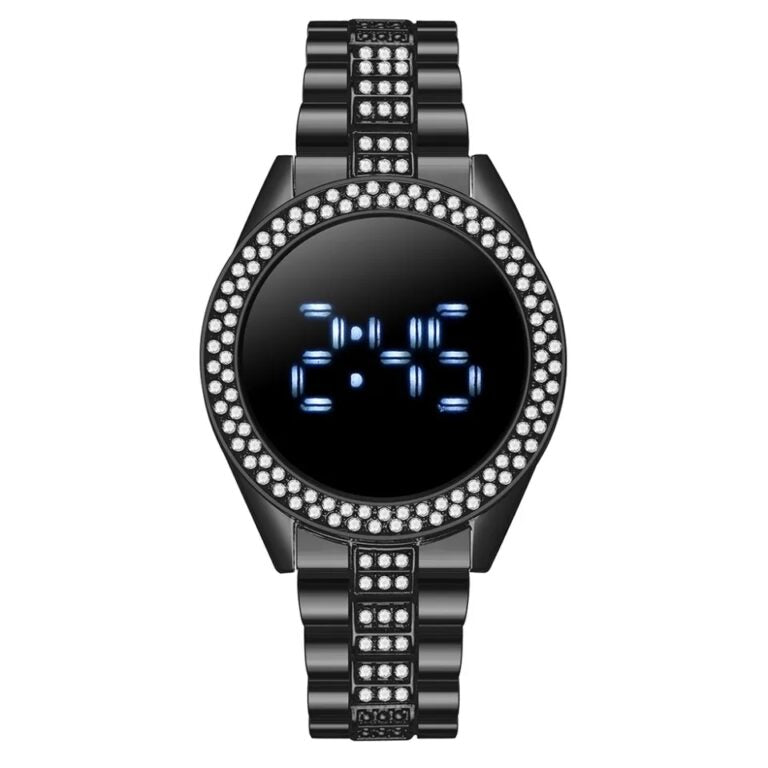 LED Luxury Digital Watch (Black)