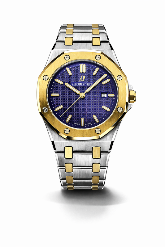 Luxury Royal Oak Model (Two Tone Blue)