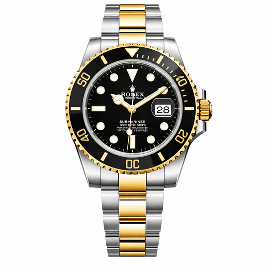 Submarine Model | Date Working | Master Lock (Two Tone Black)