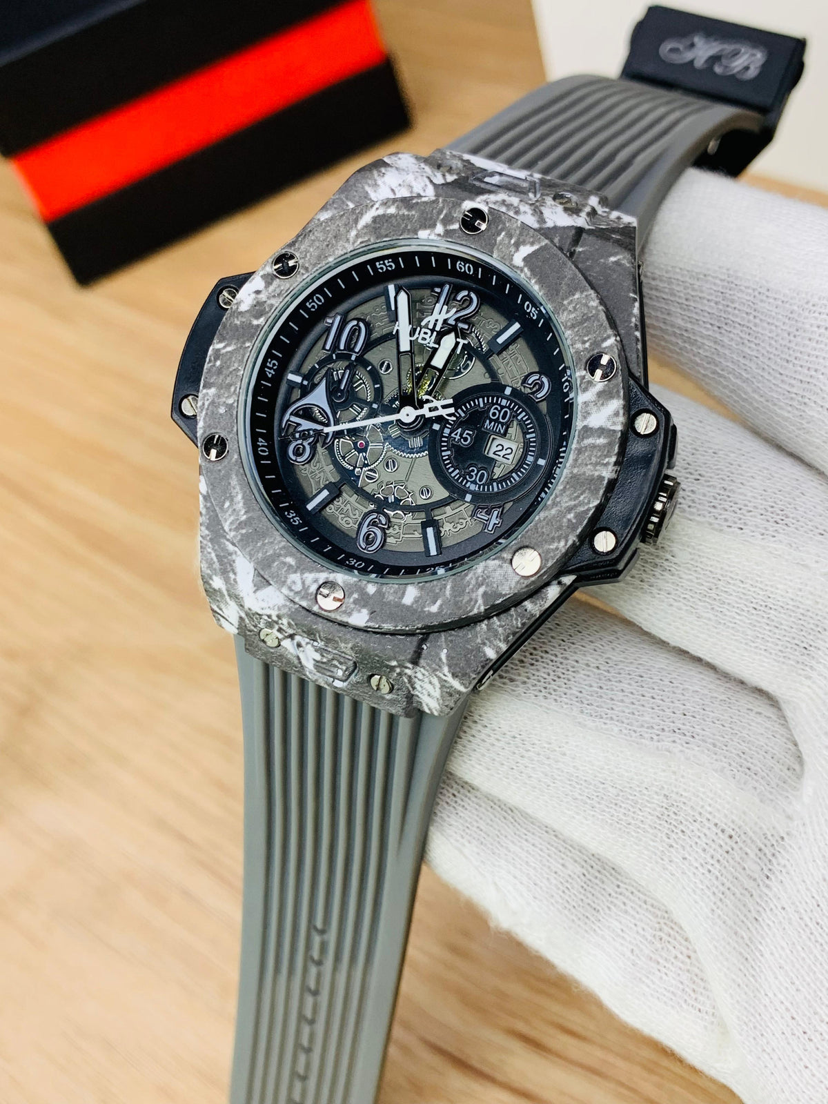 HB Commando Model | Date Working (Grey) – Wadeed Watches