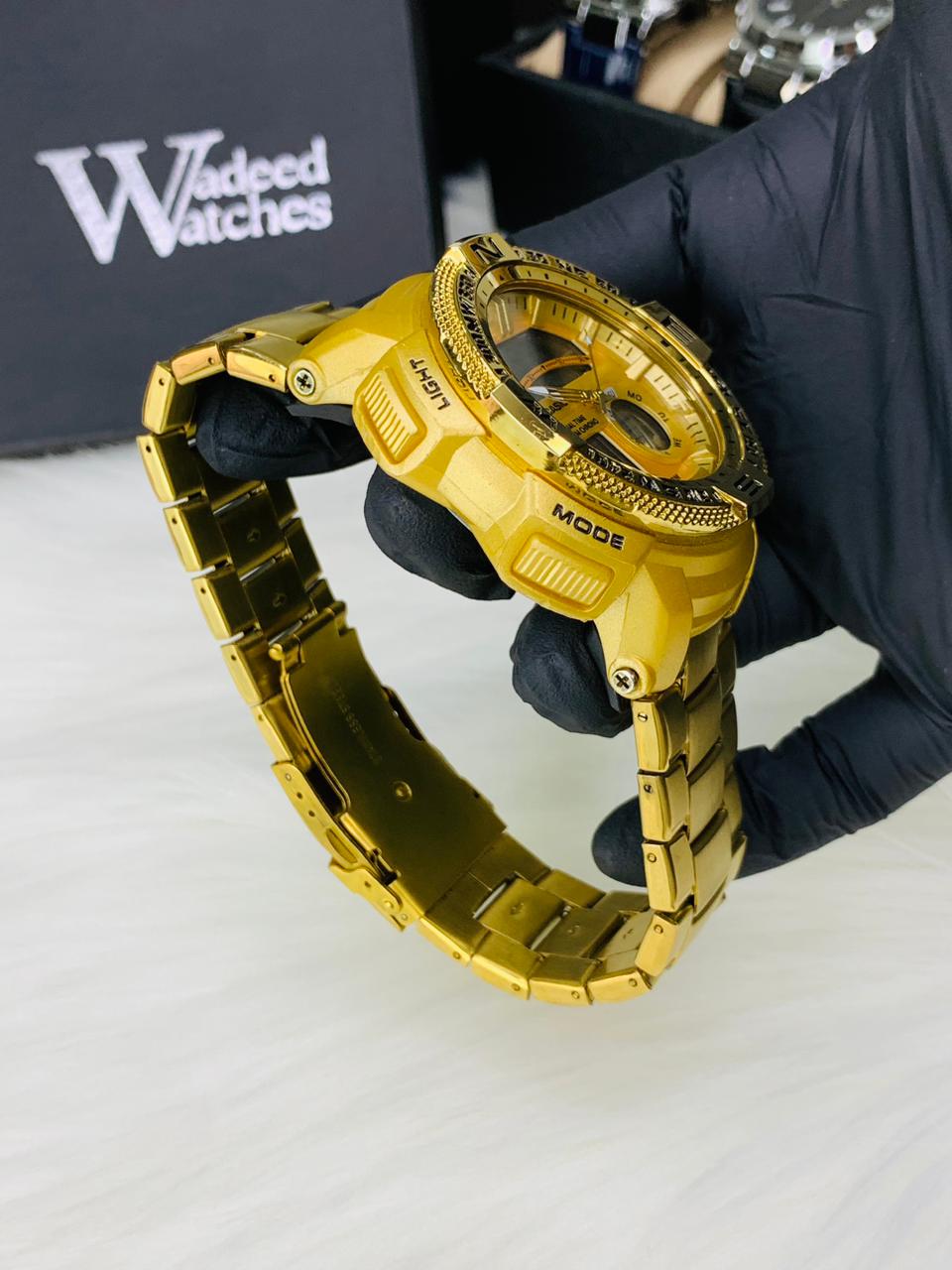 G Shock | Dual Time | Water Resistant (Gold)