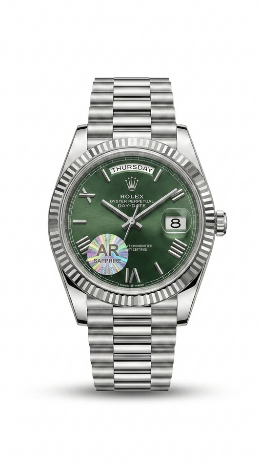 Presidential Day & Date Model (Silver Green)