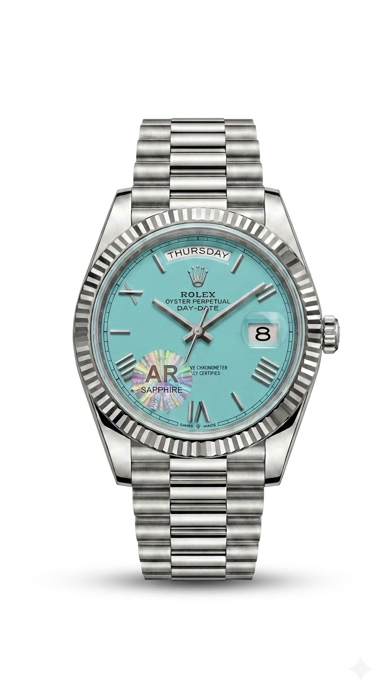 Presidential Day & Date Model (Silver Tiffany)