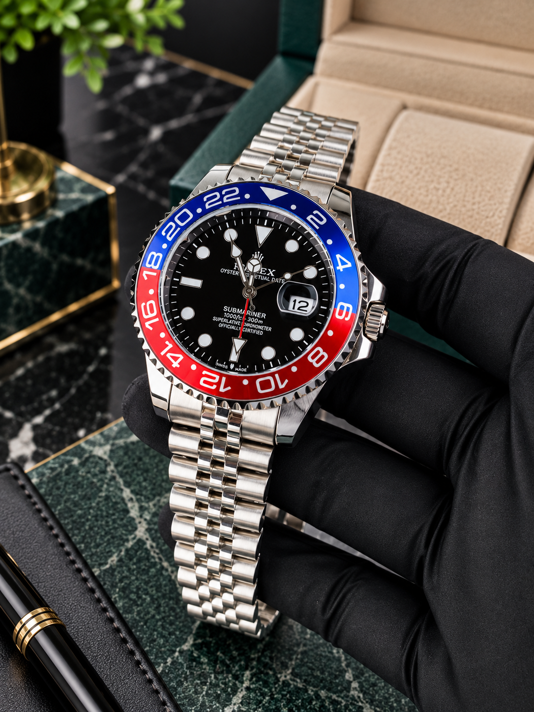 GMT Semi Auto | Jubilee Chain | Pepsi