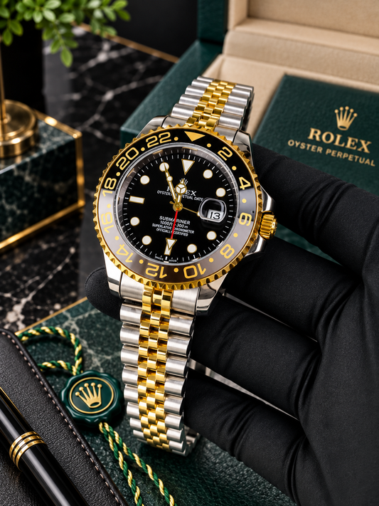 GMT Semi Auto | Jubilee Chain | Two Tone Black