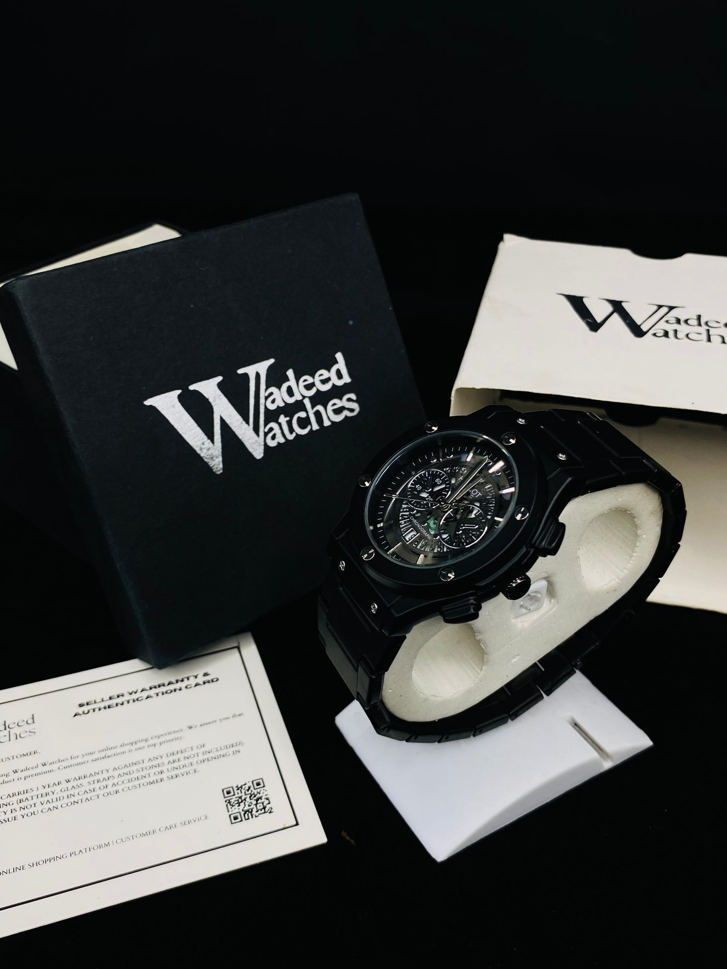 HB Classic Skeleton With Date(Full Black)