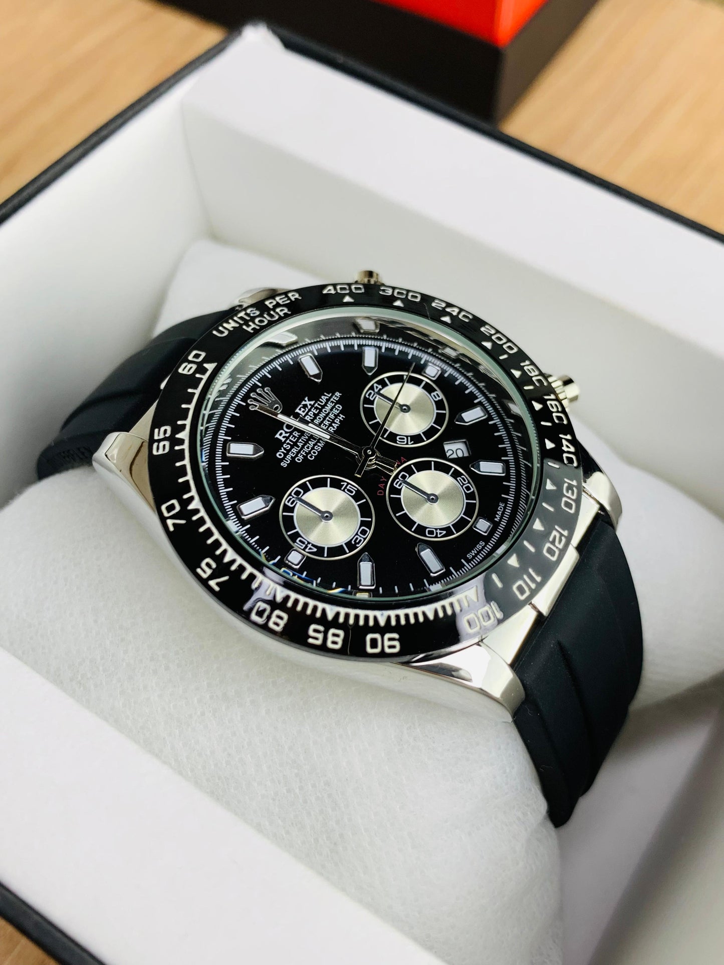 High Quality Daytona Model | Date Working (Silver)