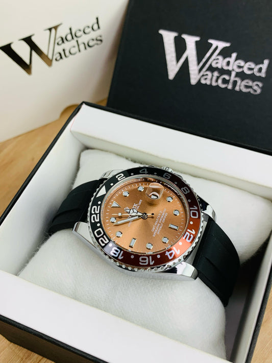 GMT Strap With Date (Root Beer)
