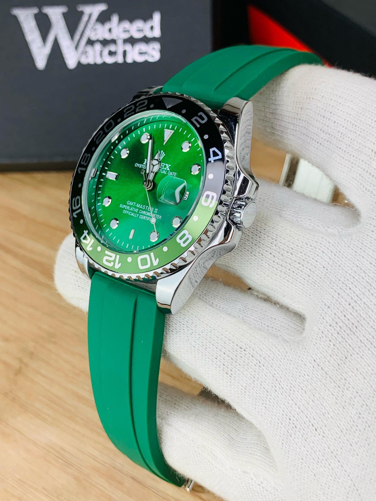 GMT Strap With Date (Full Hulk)