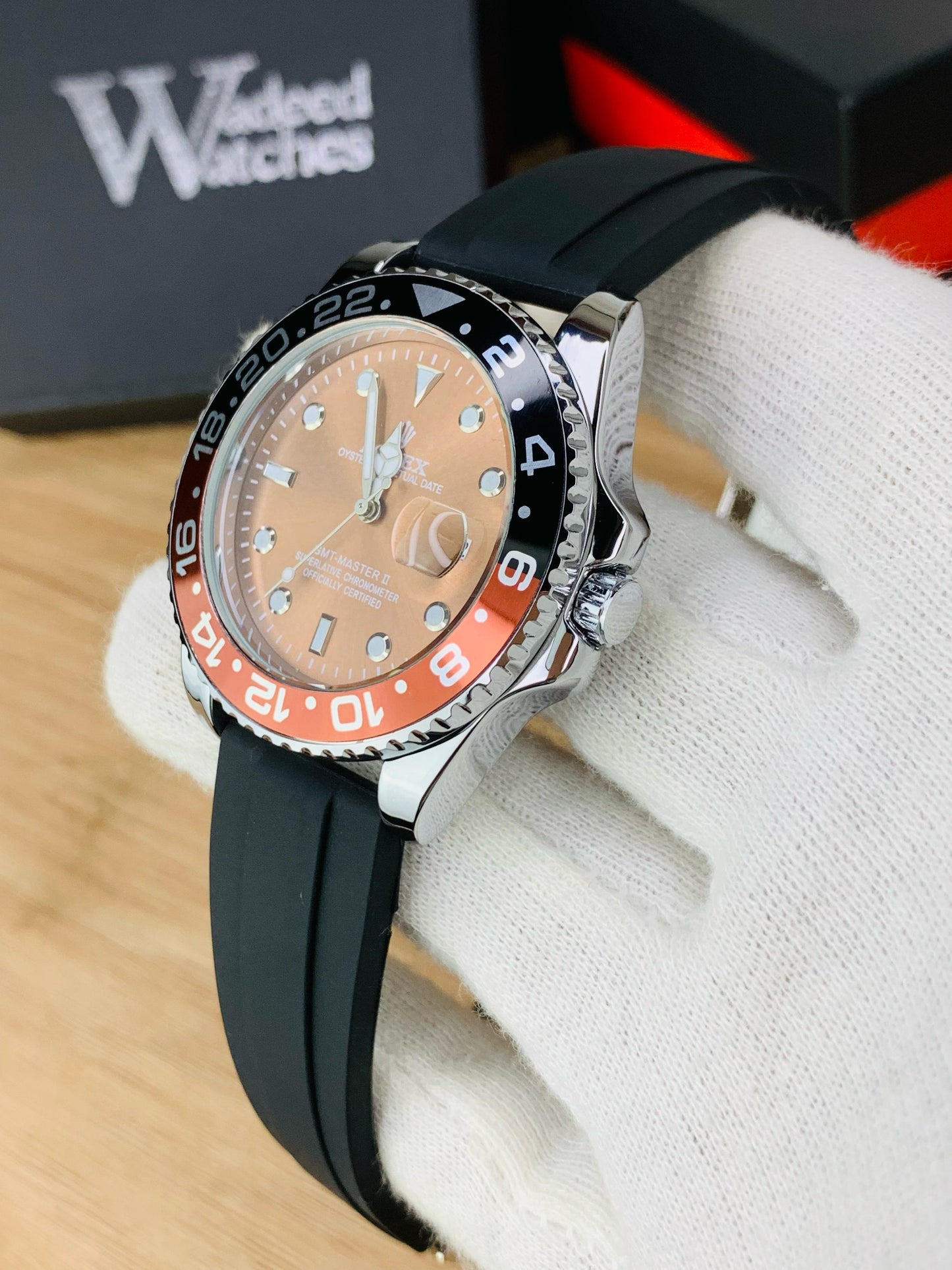 GMT Strap With Date (Root Beer)