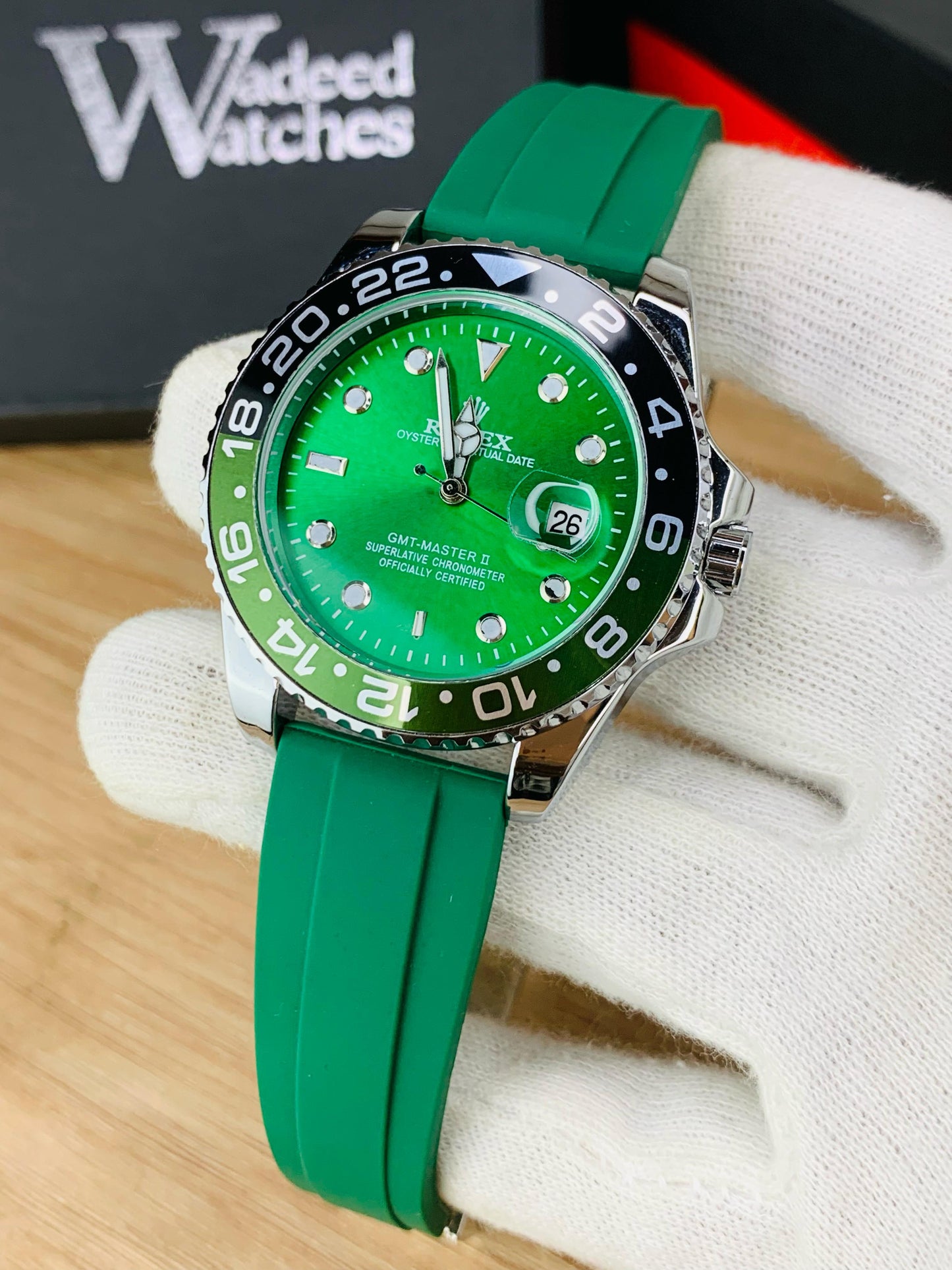GMT Strap With Date (Full Hulk)