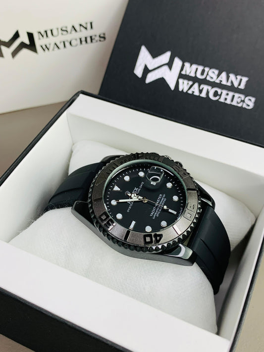 Full Black Signature Watch For Men