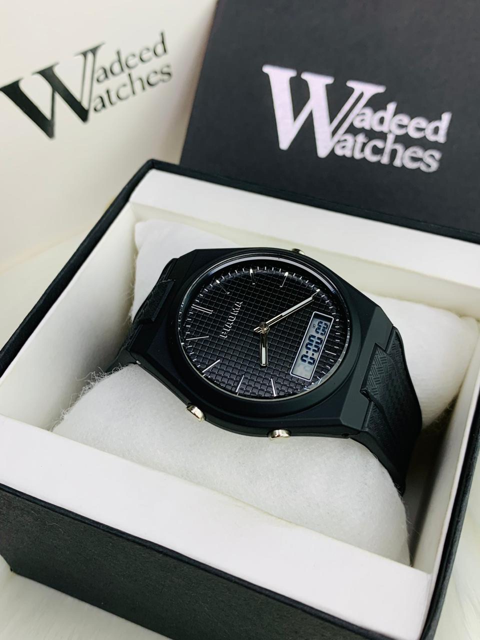 Original Piaoma Full Waterproof | Dual time (Texture Black)