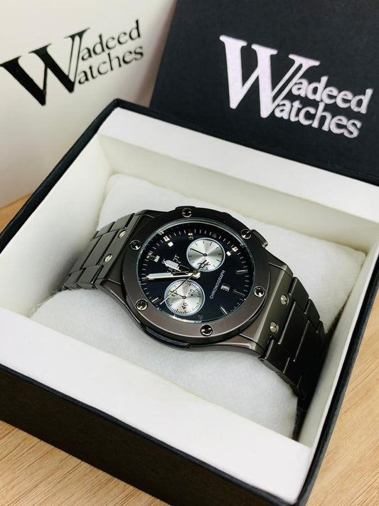 HB Luxury Chain | Date Working | Master Lock (Full Black)