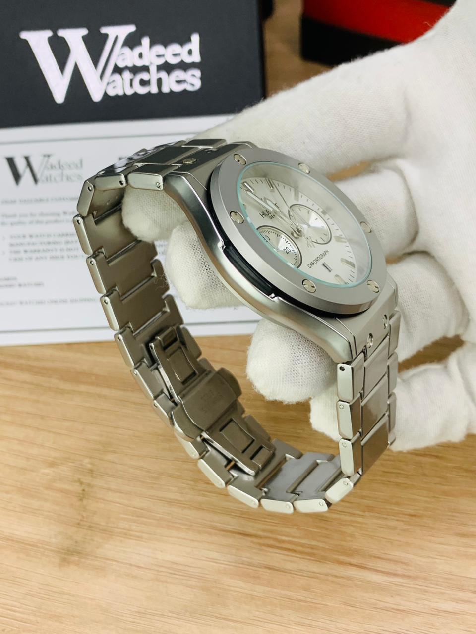 HB Luxury Chain | Date Working | Master Lock (Silver White)