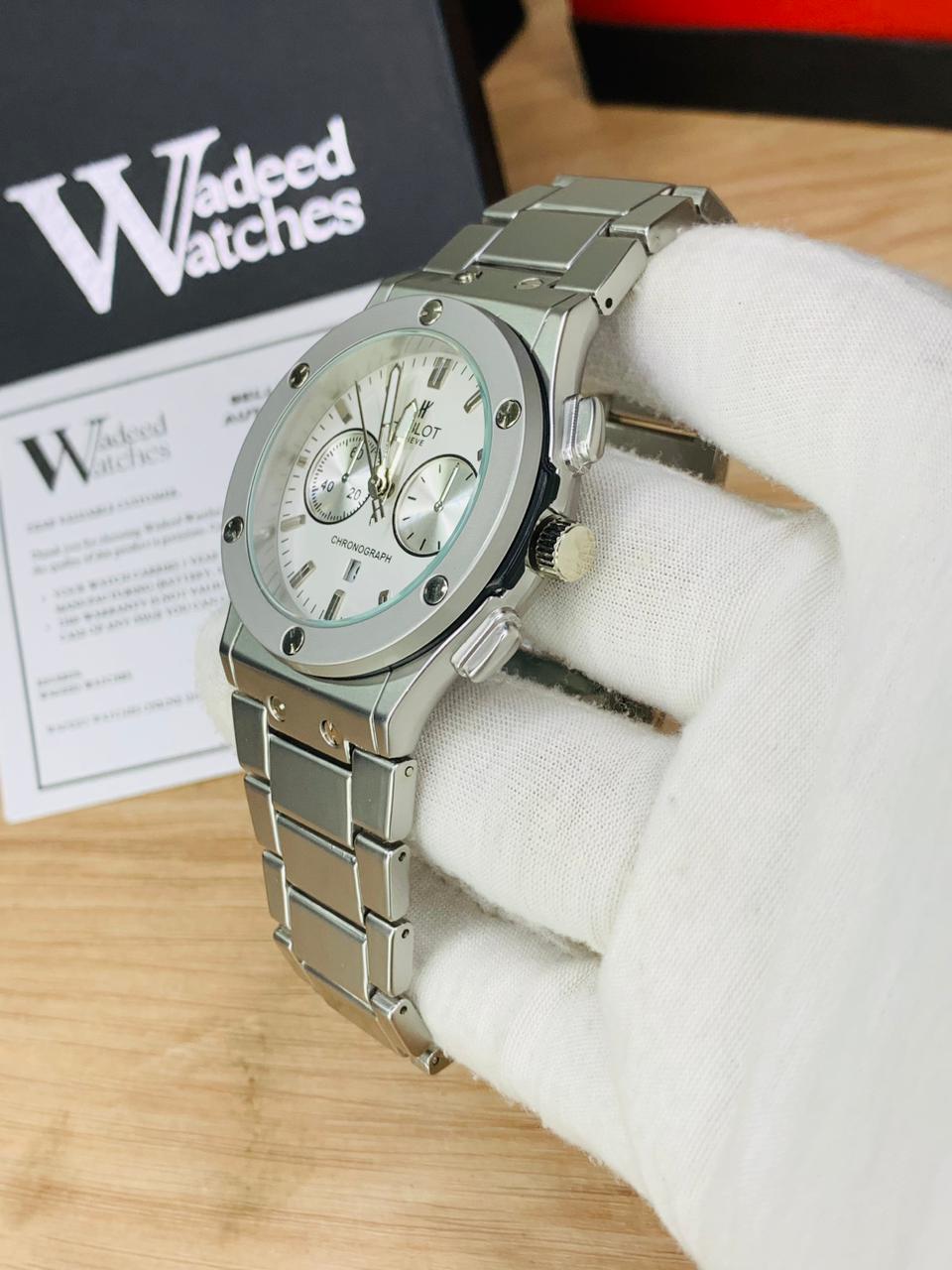 HB Luxury Chain | Date Working | Master Lock (Silver White)