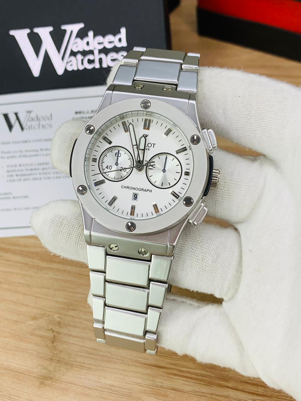 HB Luxury Chain | Date Working | Master Lock (Silver White)