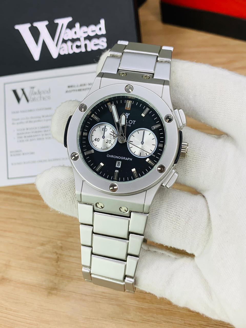 HB Luxury Chain | Date Working | Master Lock (Silver Black)